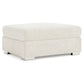 Bernhardt Helena Fabric Ottoman Metal Foot — N5120