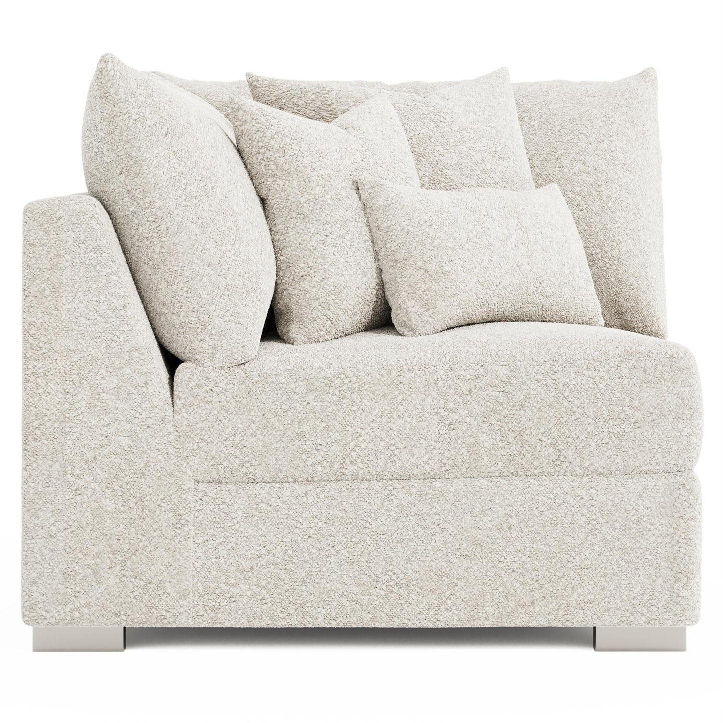 Bernhardt Helena Fabric Corner Chair Metal Foot — N5132