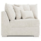 Bernhardt Helena Fabric Corner Chair Metal Foot — N5132