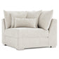 Bernhardt Helena Fabric Corner Chair Metal Foot — N5132
