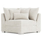 Bernhardt Helena Fabric Corner Chair Metal Foot — N5132