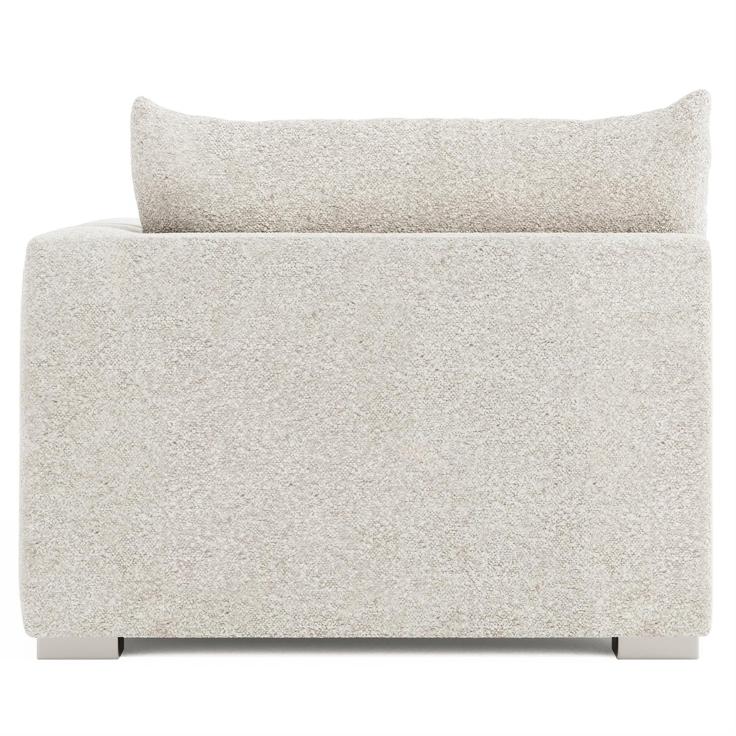Bernhardt Helena Fabric Right Arm Chaise Metal Foot — N5137