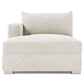 Bernhardt Helena Fabric Left Arm Chaise Without Pillows Metal Foot — N5138Y