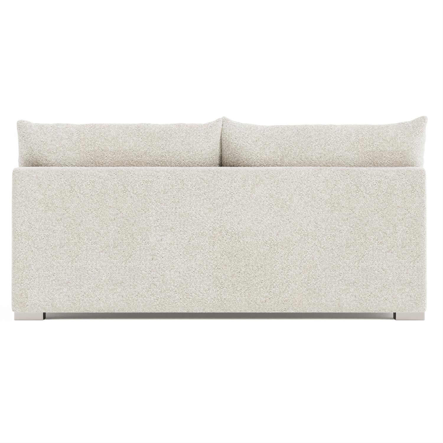 Bernhardt Helena Fabric Armless Loveseat Without Pillows Metal Foot — N5140Y