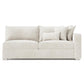 Bernhardt Helena Fabric Right Arm Loveseat Metal Foot — N5141
