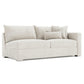 Bernhardt Helena Fabric Right Arm Loveseat Metal Foot — N5141