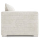Bernhardt Helena Fabric Left Arm Loveseat Without Pillows Metal Foot — N5142Y
