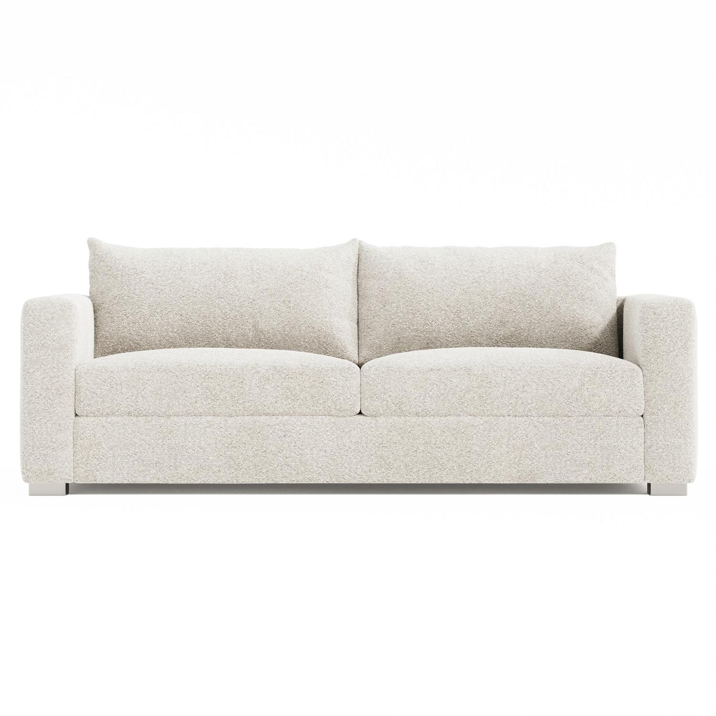 Bernhardt Helena Fabric Sofa Without Pillows Metal Foot — N5157Y