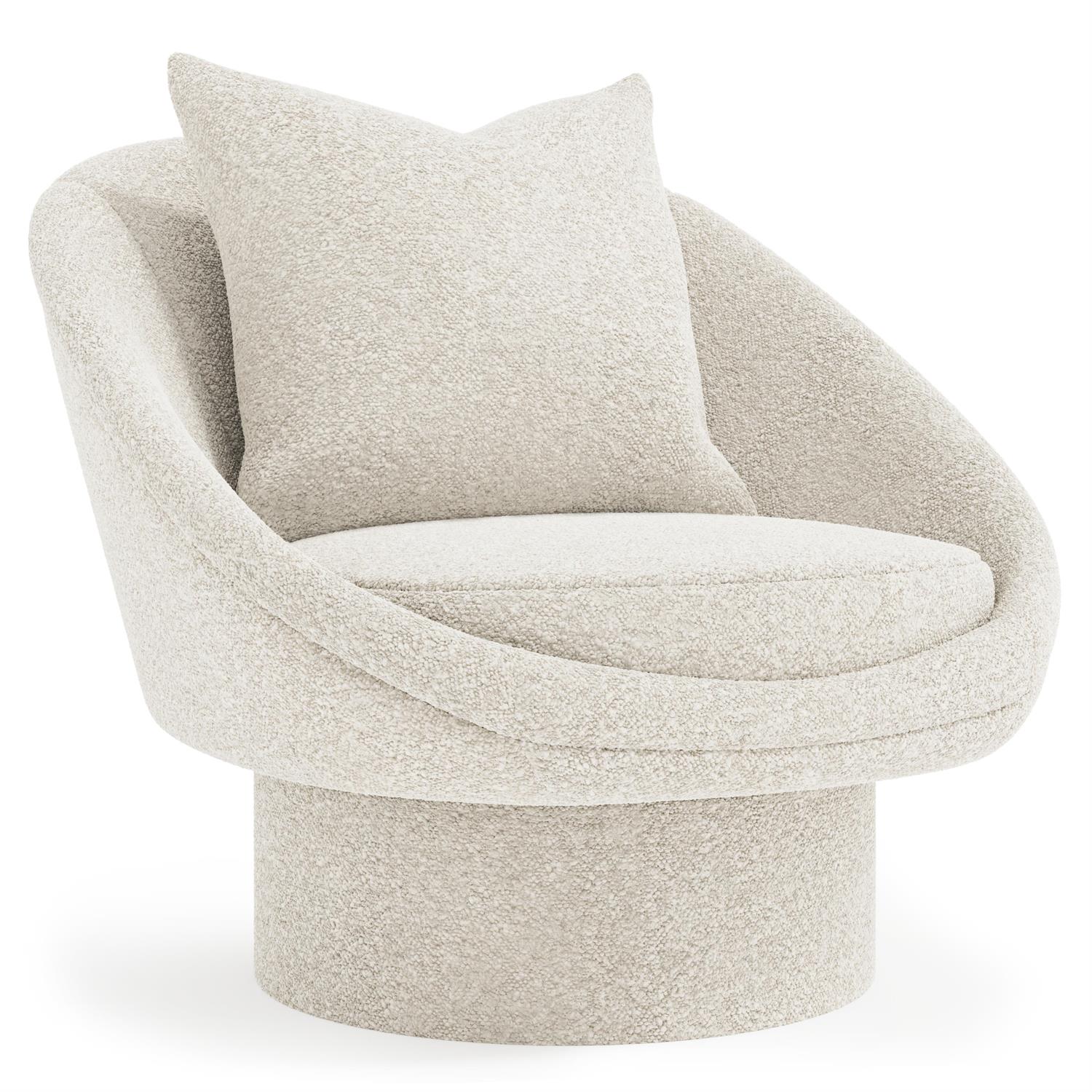 Bernhardt Lucia Fabric Swivel Chair — N5202S
