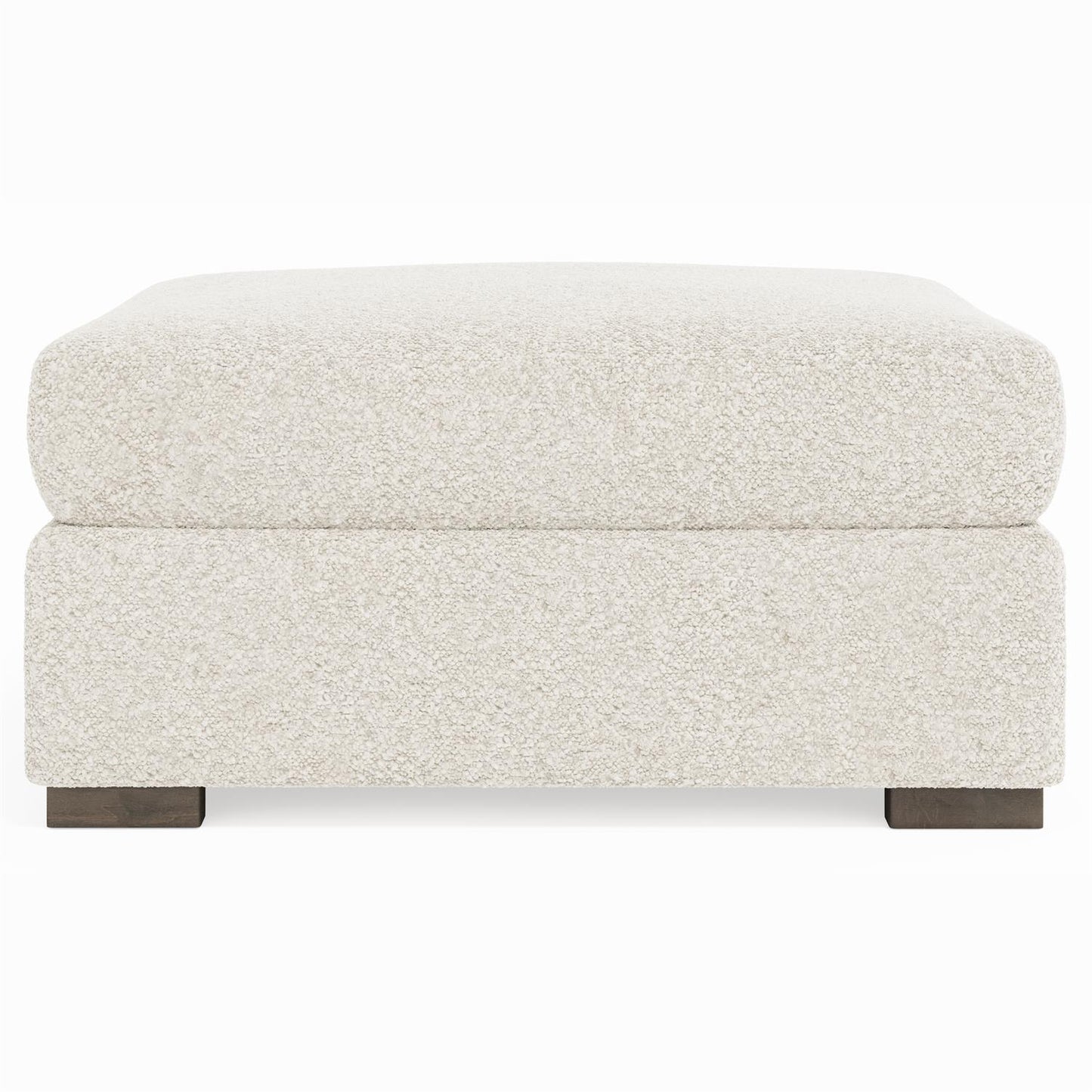 Bernhardt Helena Fabric Ottoman Wood Foot — N5220