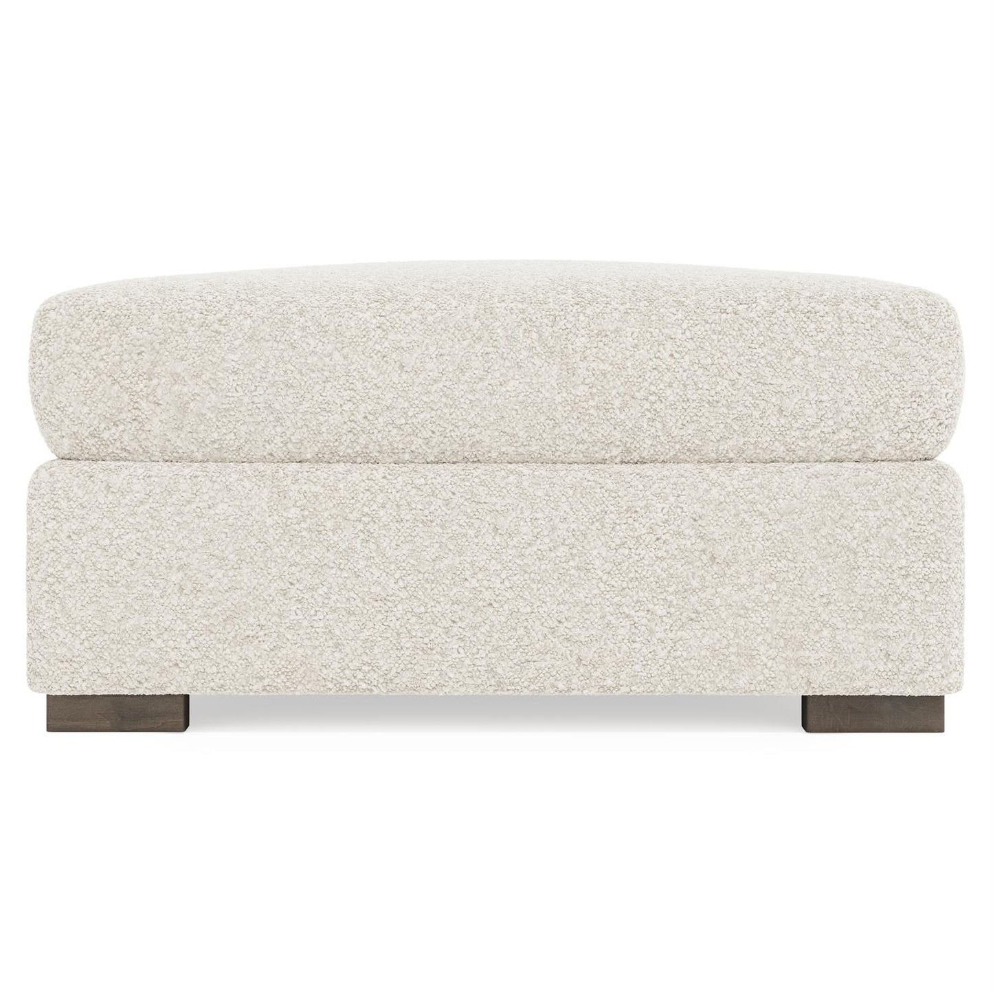 Bernhardt Helena Fabric Ottoman Wood Foot — N5220