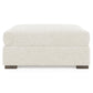 Bernhardt Helena Fabric Bumper Ottoman Wood Foot — N5231