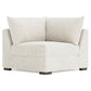 Bernhardt Helena Fabric Corner Chair Without Pillows Wood Foot — N5232Y