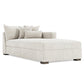 Bernhardt Helena Fabric Right Arm Chaise Wood Foot — N5237