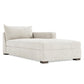 Bernhardt Helena Fabric Right Arm Chaise Without Pillows Wood Foot — N5237Y