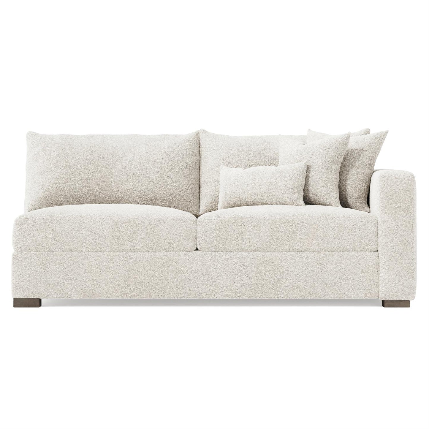 Bernhardt Helena Fabric Right Arm Loveseat Wood Foot — N5241