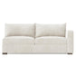 Bernhardt Helena Fabric Right Arm Loveseat Without Pillows Wood Foot — N5241Y