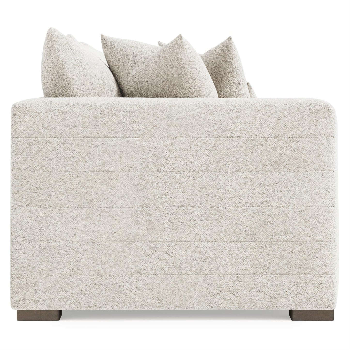 Bernhardt Helena Fabric Left Arm Loveseat Wood Foot — N5242