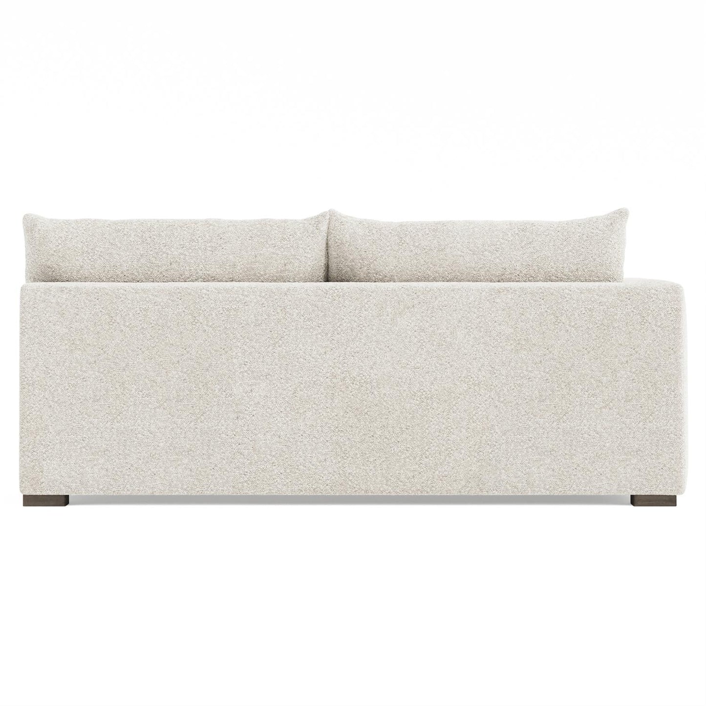 Bernhardt Helena Fabric Left Arm Loveseat Wood Foot — N5242