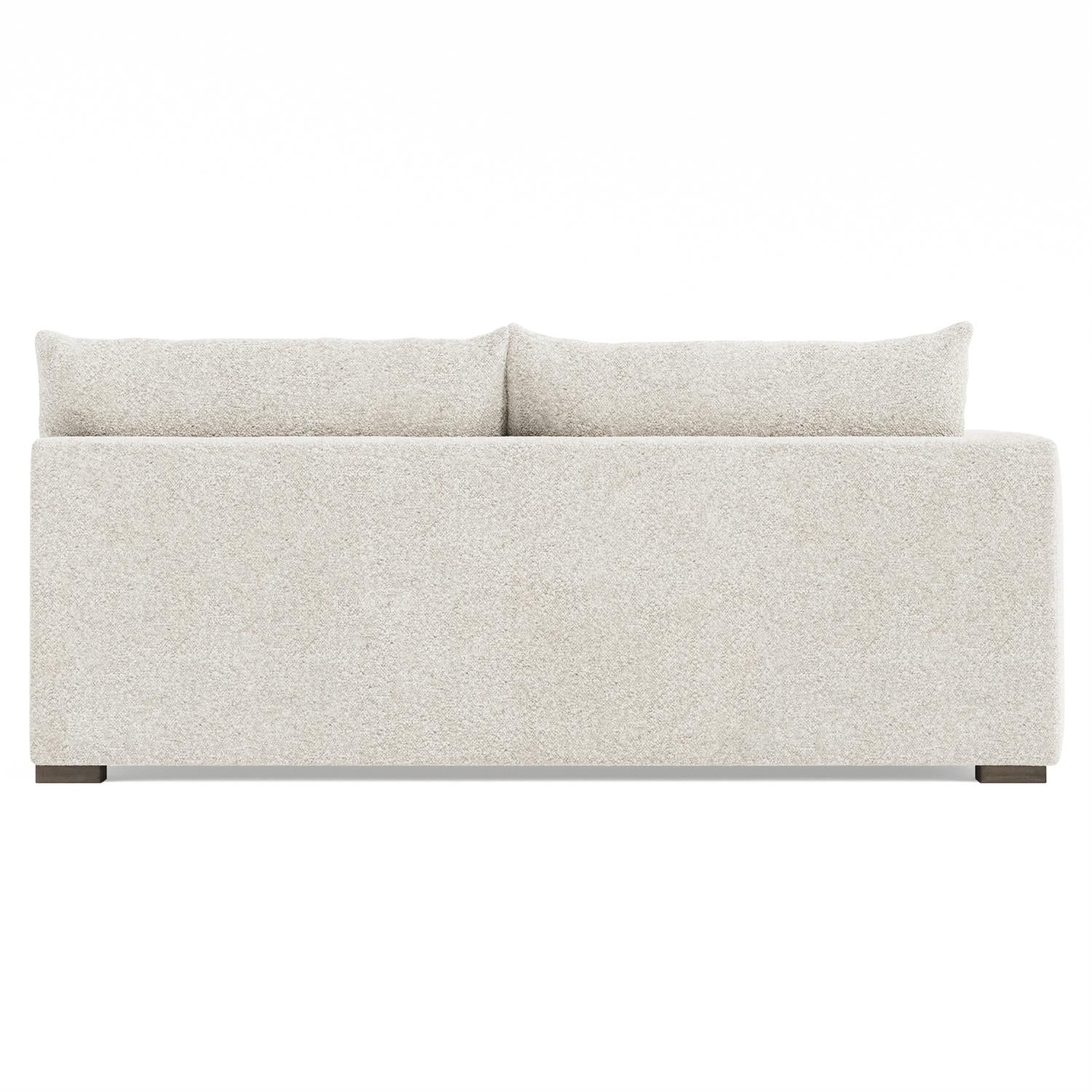 Bernhardt Helena Fabric Left Arm Loveseat Wood Foot — N5242
