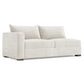 Bernhardt Helena Fabric Left Arm Loveseat Without Pillows Wood Foot — N5242Y