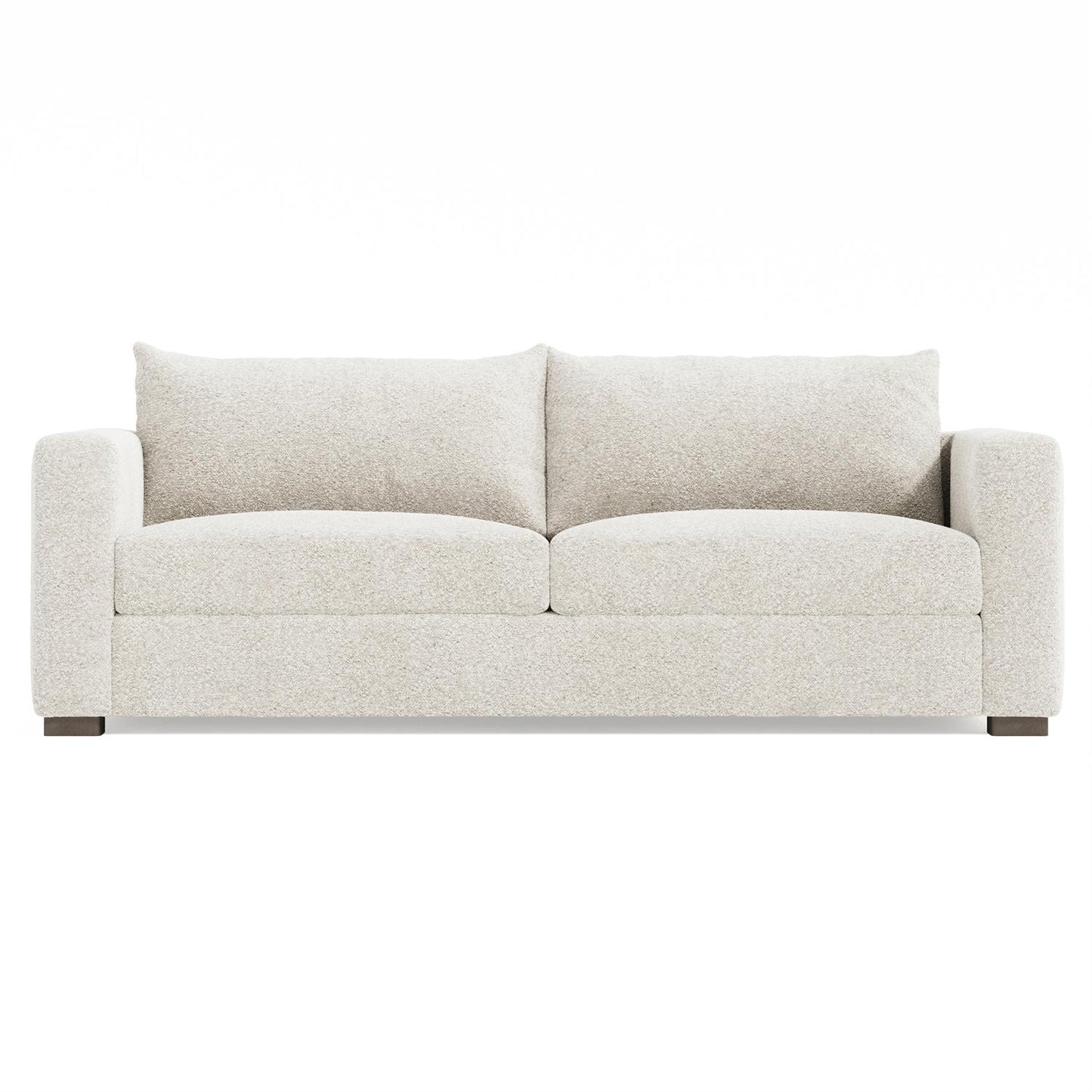 Bernhardt Helena Fabric Sofa Without Pillows Wood Foot — N5257Y