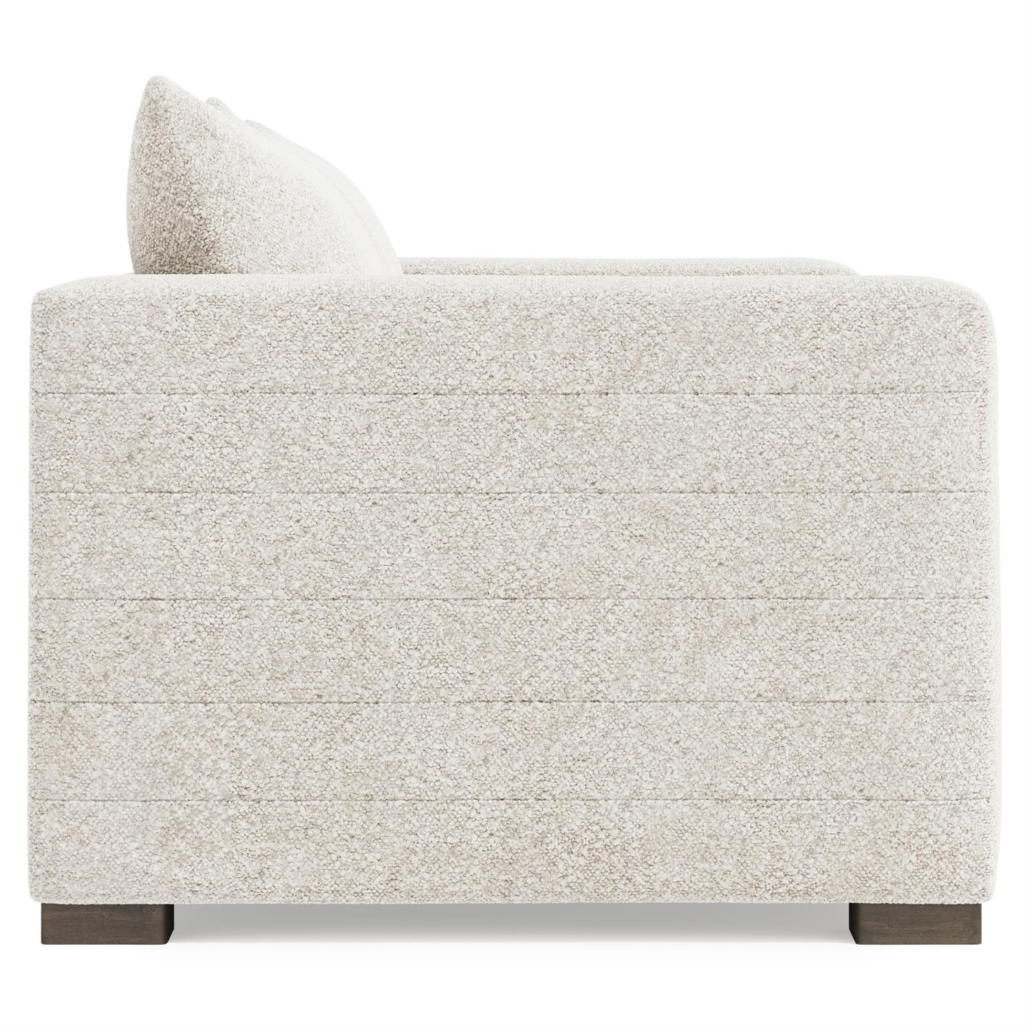 Bernhardt Helena Fabric Sofa Without Pillows Wood Foot — N5257Y