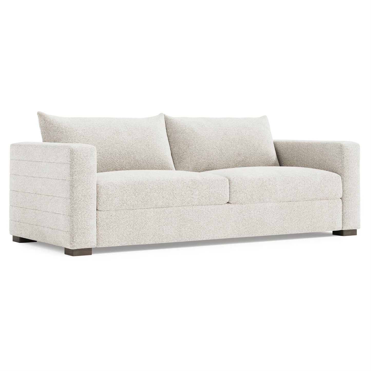 Bernhardt Helena Fabric Sofa Without Pillows Wood Foot — N5257Y
