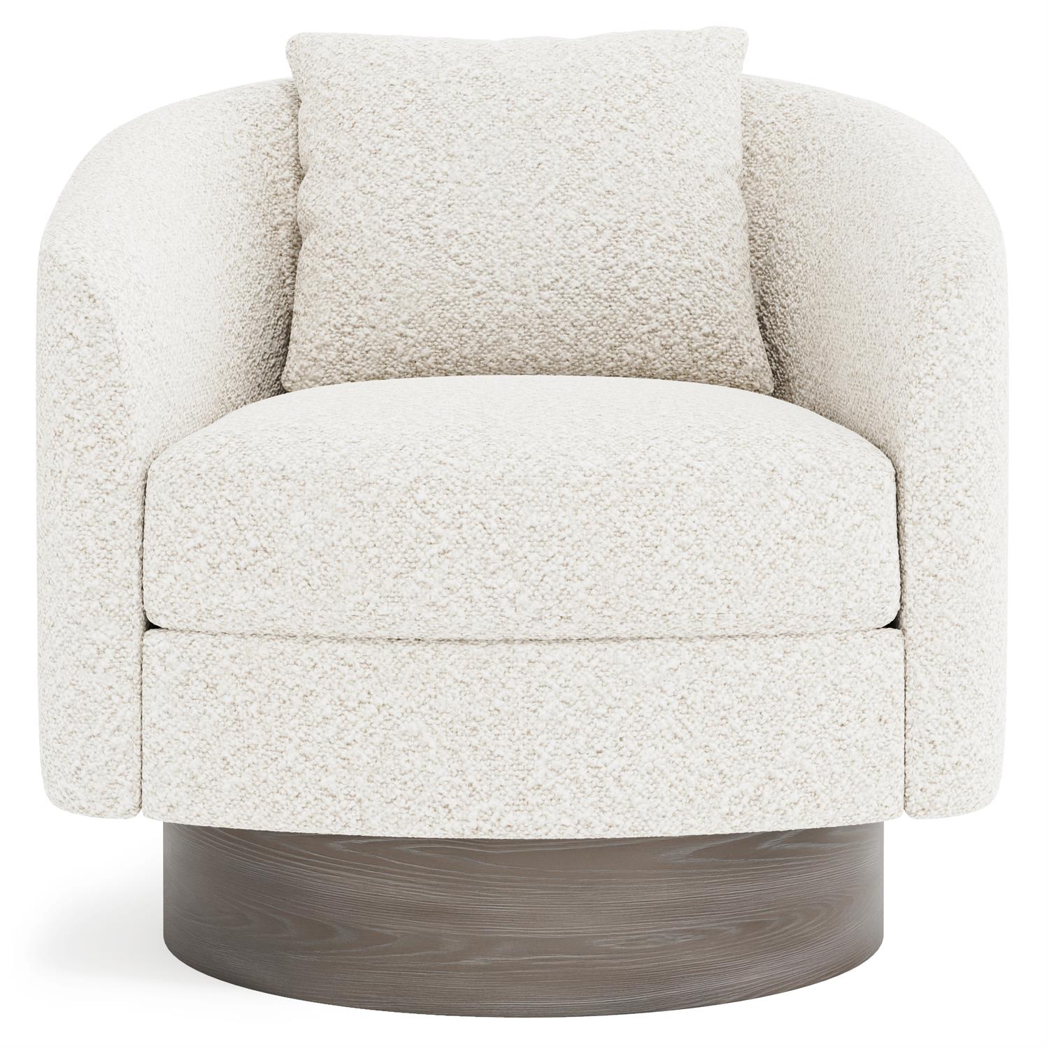 Bernhardt Camino Fabric Swivel Chair — N5712S