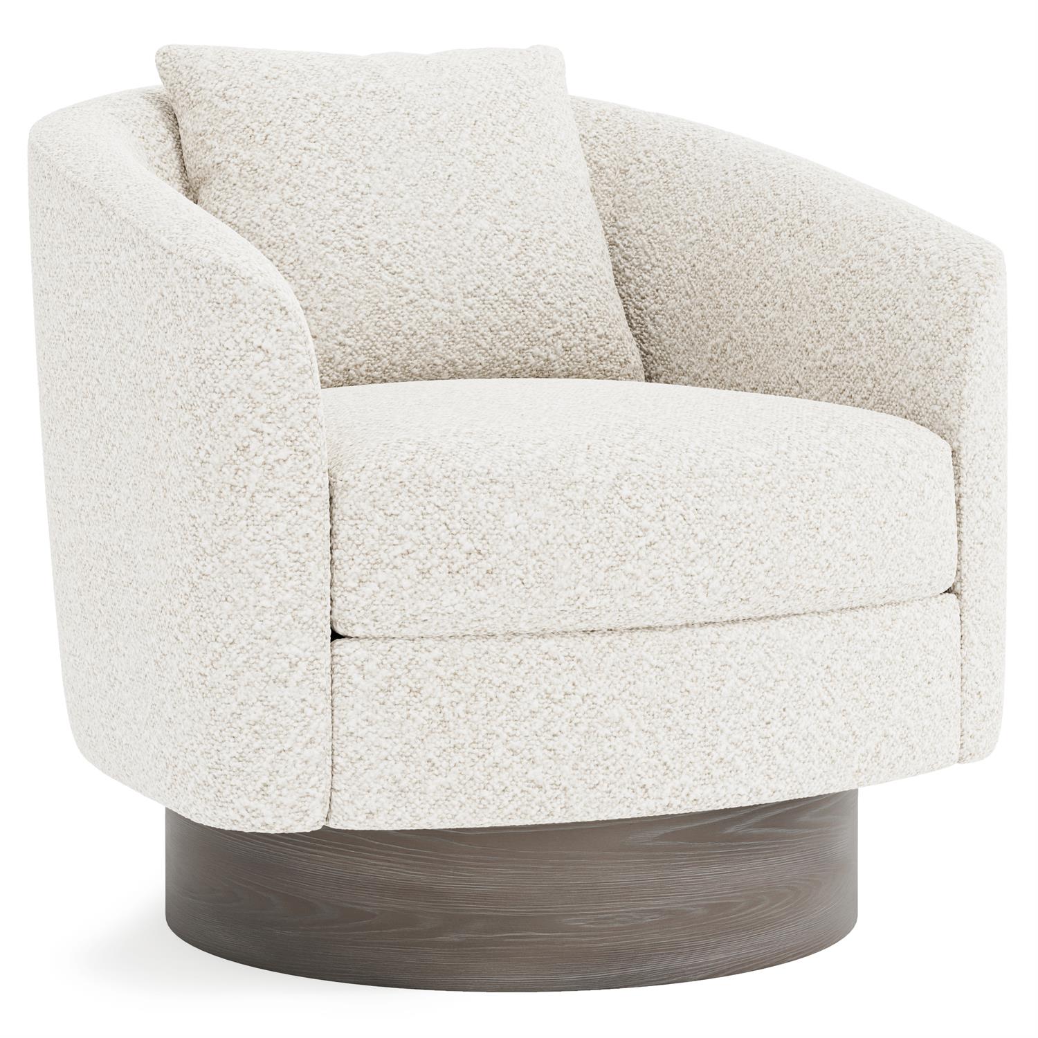 Bernhardt Camino Fabric Swivel Chair — N5712S