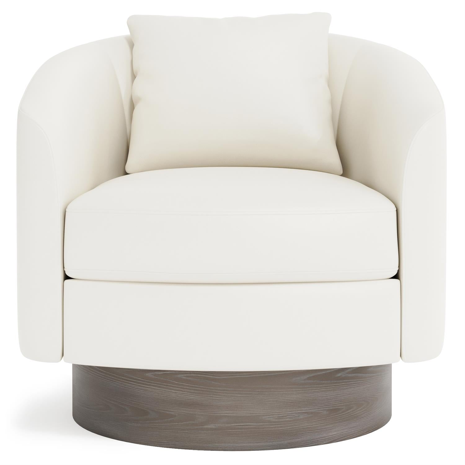 Bernhardt Camino Leather Swivel Chair — N5712SL