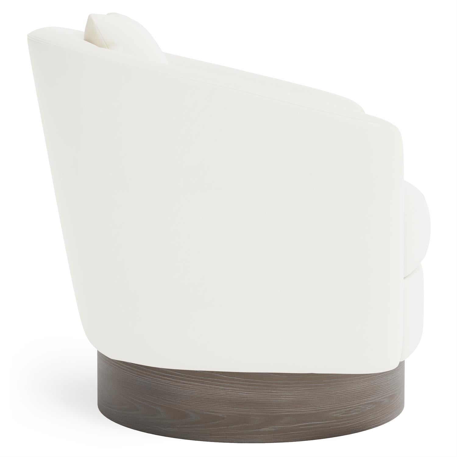 Bernhardt Camino Leather Swivel Chair — N5712SL