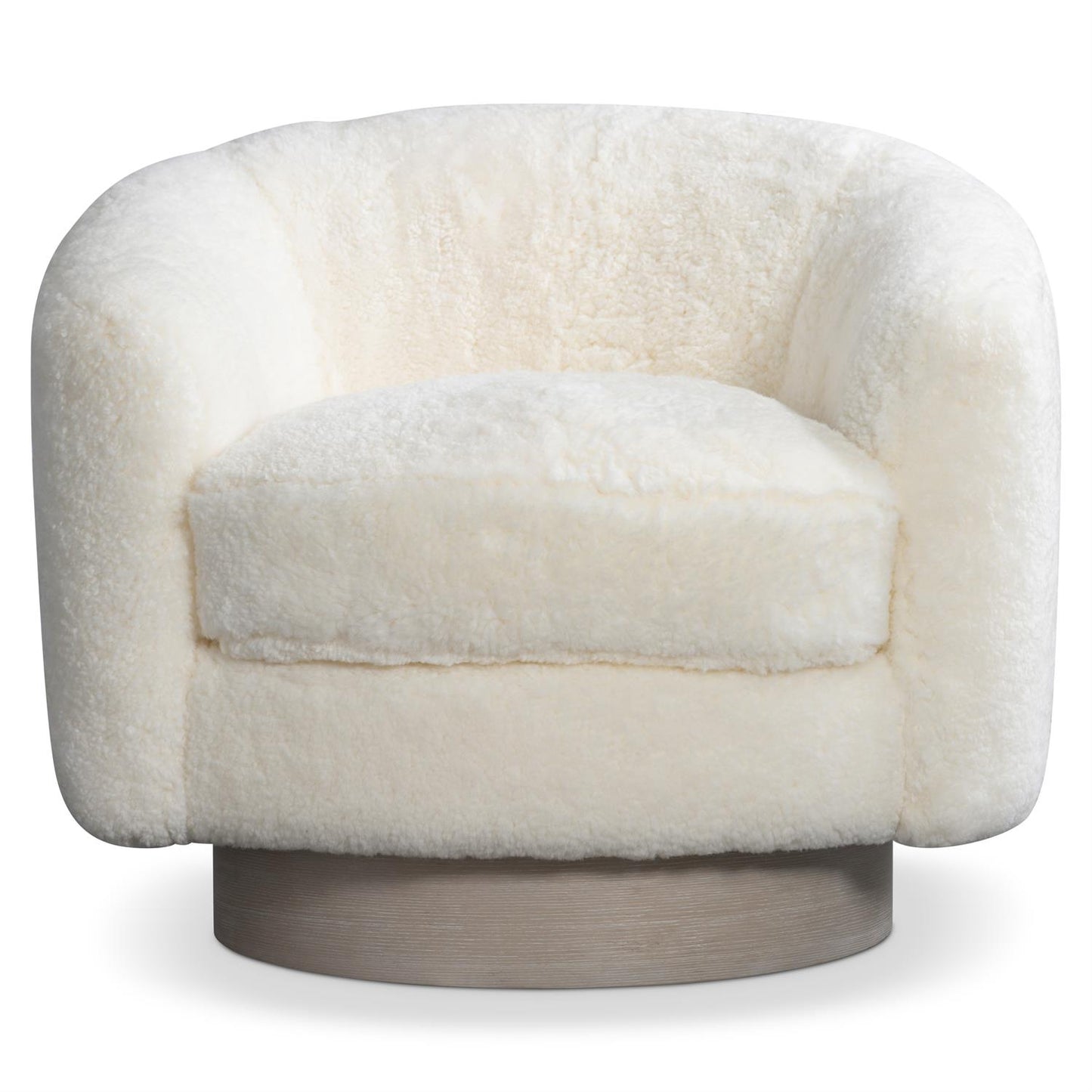 Bernhardt Camino Shearling Swivel Chair — N5712ST