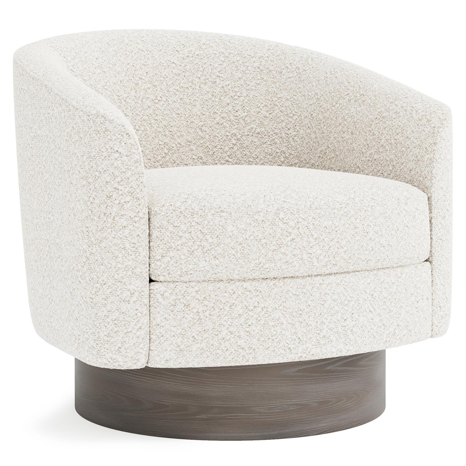 Bernhardt Camino Fabric Swivel Chair Without Pillows — N5712SY