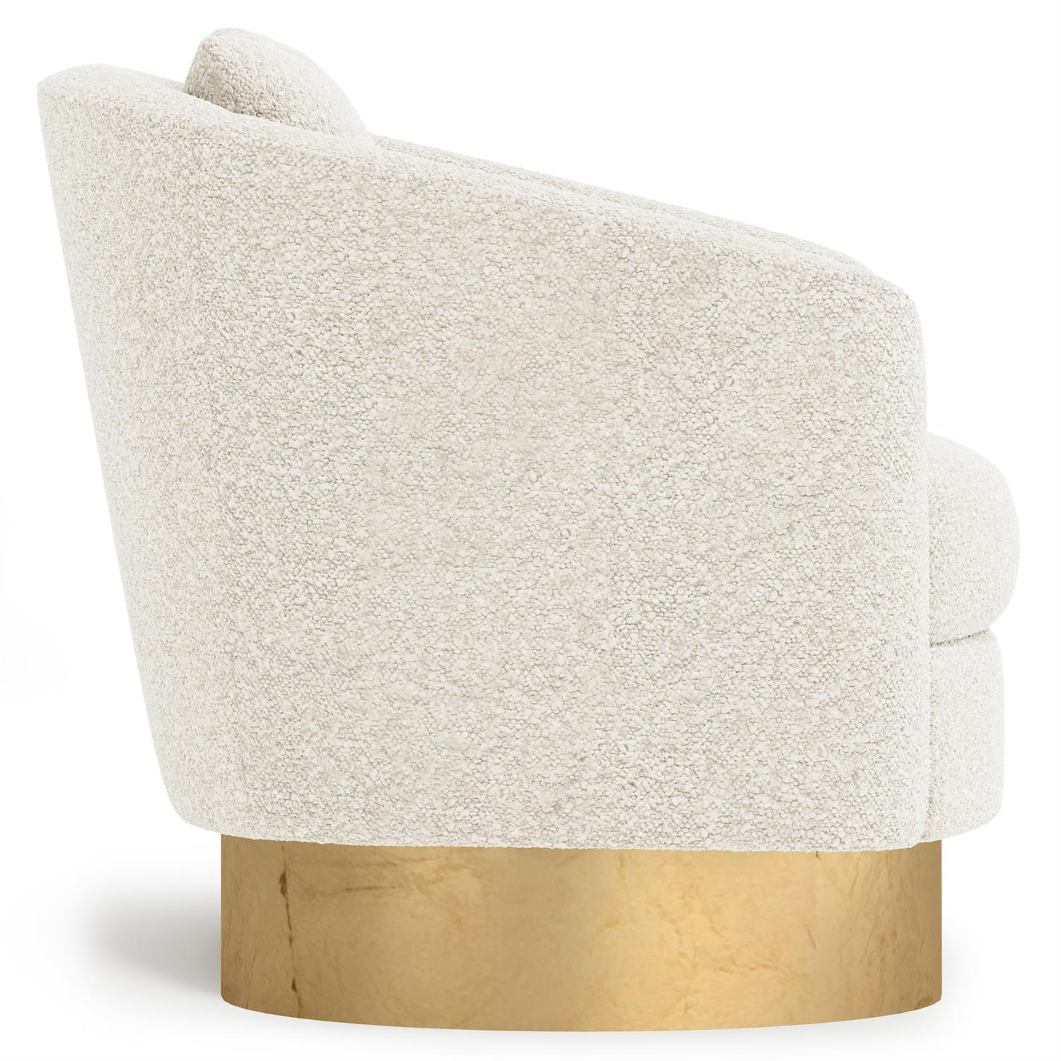 Bernhardt Camino Fabric Swivel Chair — N5713S