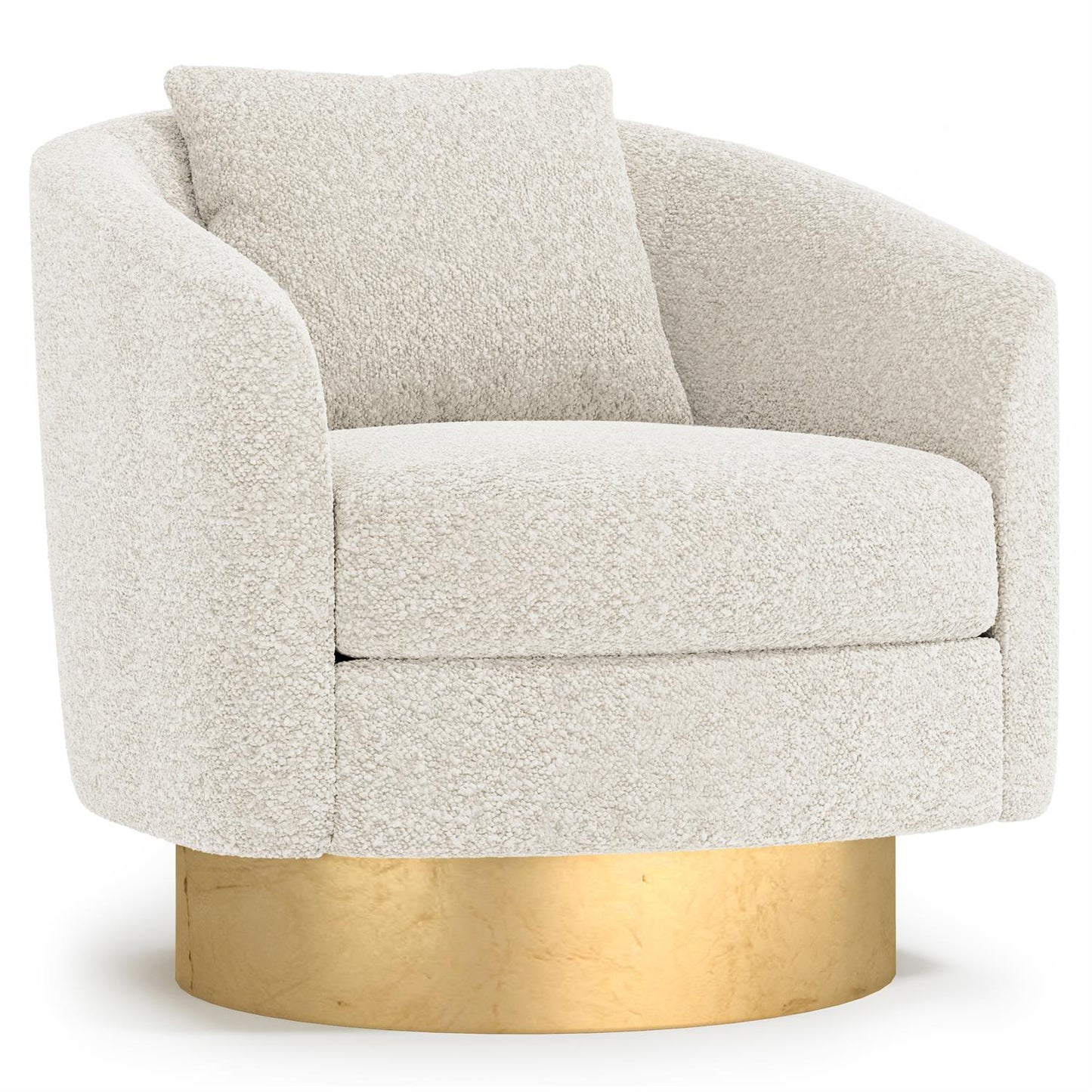 Bernhardt Camino Fabric Swivel Chair — N5713S