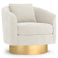 Bernhardt Camino Fabric Swivel Chair — N5713S