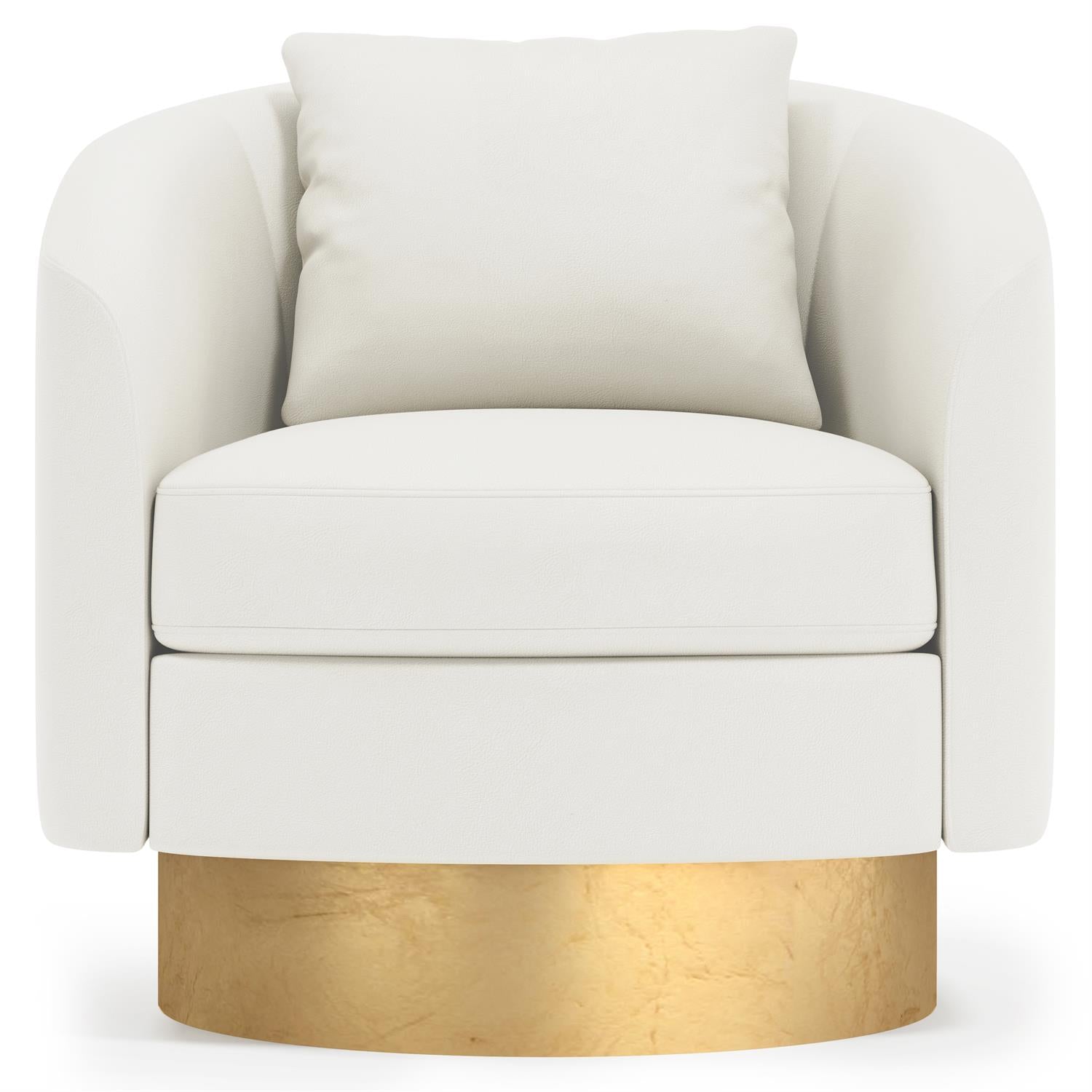 Bernhardt Camino Leather Swivel Chair — N5713SL