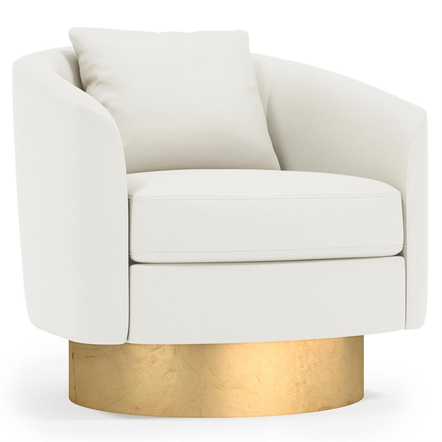 Bernhardt Camino Leather Swivel Chair — N5713SL