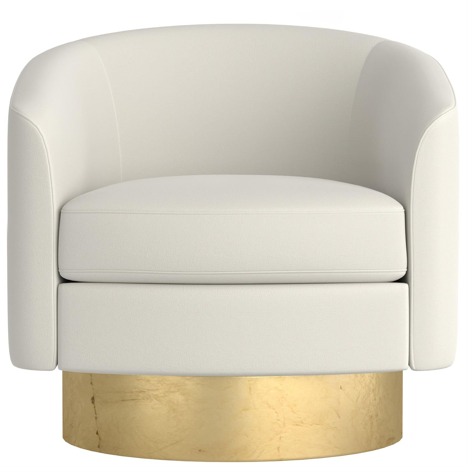 Bernhardt Camino Fabric Swivel Chair Without Pillows — N5713SY