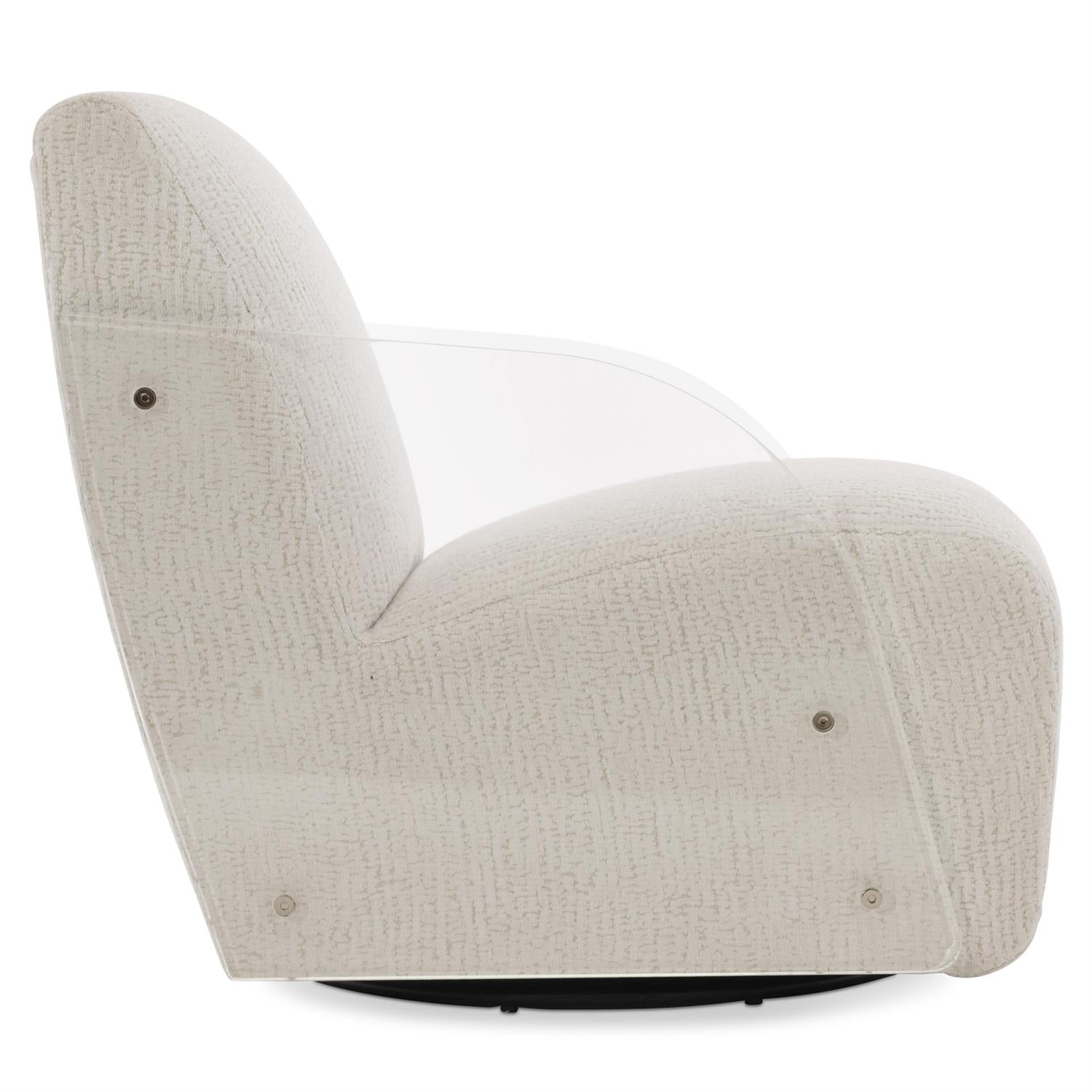 Bernhardt Perla Fabric Swivel Chair — N6023S