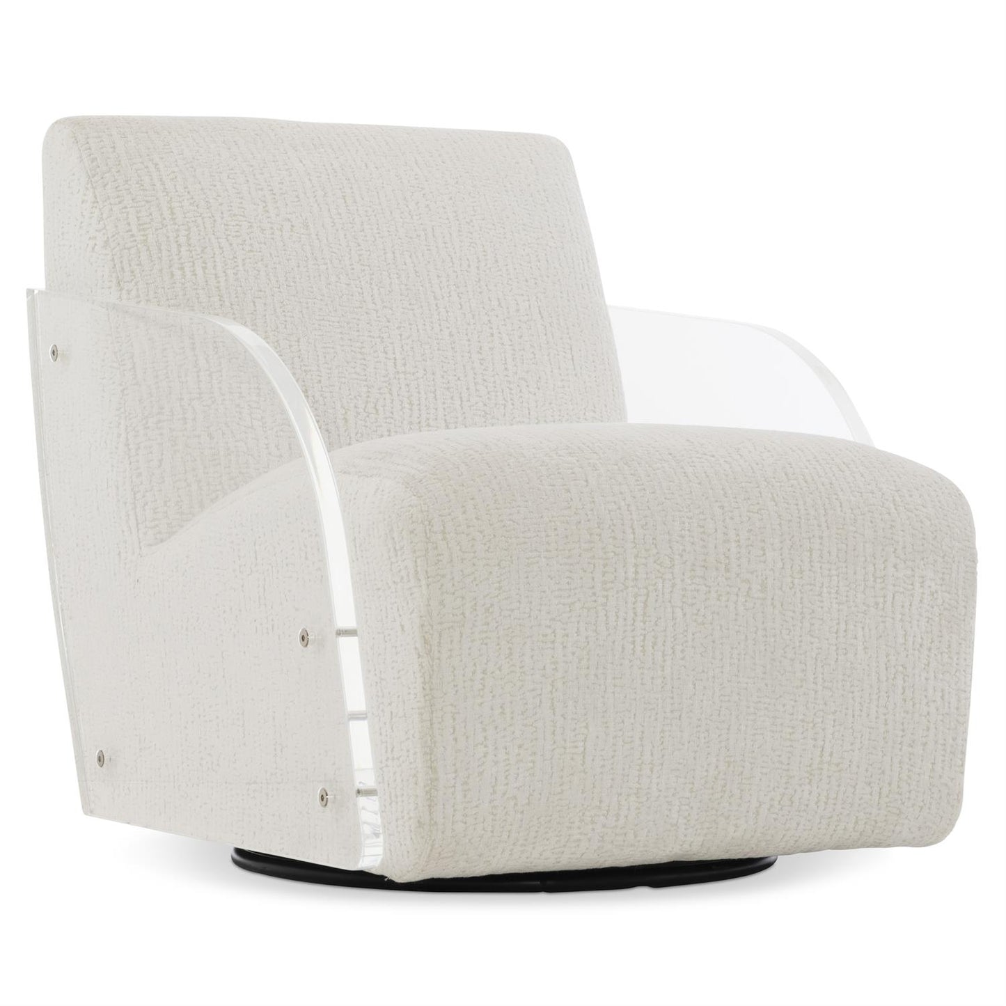 Bernhardt Perla Fabric Swivel Chair — N6023S