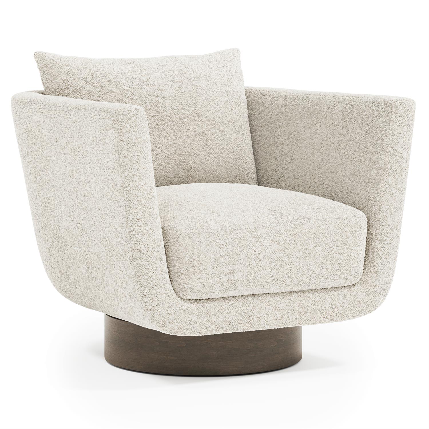 Bernhardt Gemma Fabric Swivel Chair — N6503S