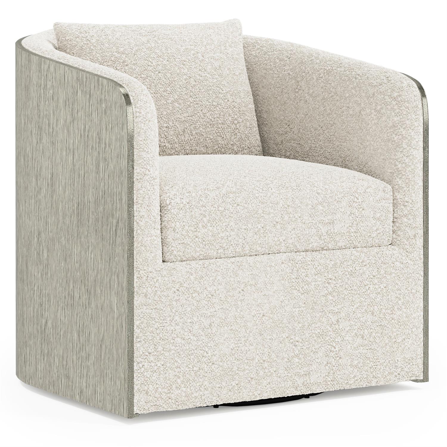 Bernhardt Eliot Fabric Swivel Chair — N6813S