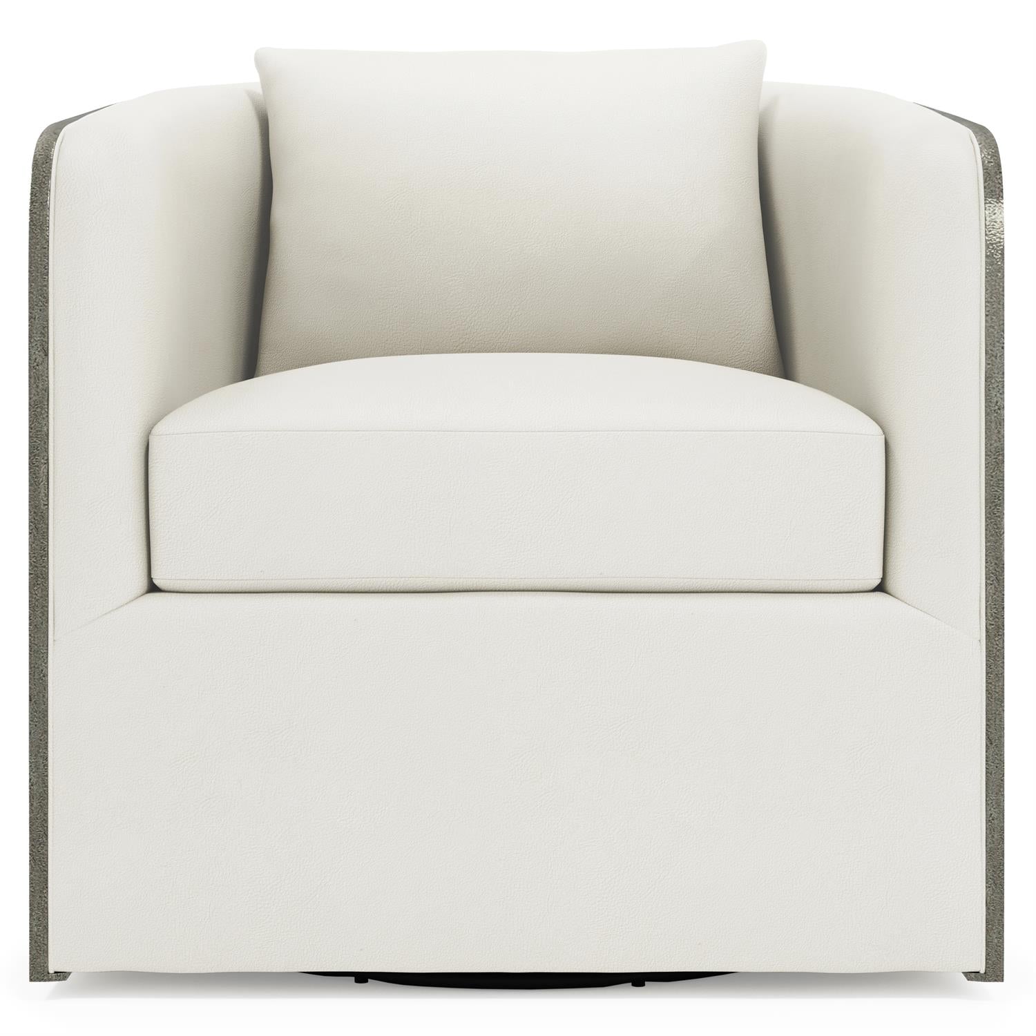 Bernhardt Eliot Leather Swivel Chair — N6813SL