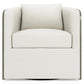 Bernhardt Eliot Leather Swivel Chair — N6813SL