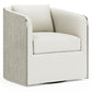 Bernhardt Eliot Leather Swivel Chair — N6813SL