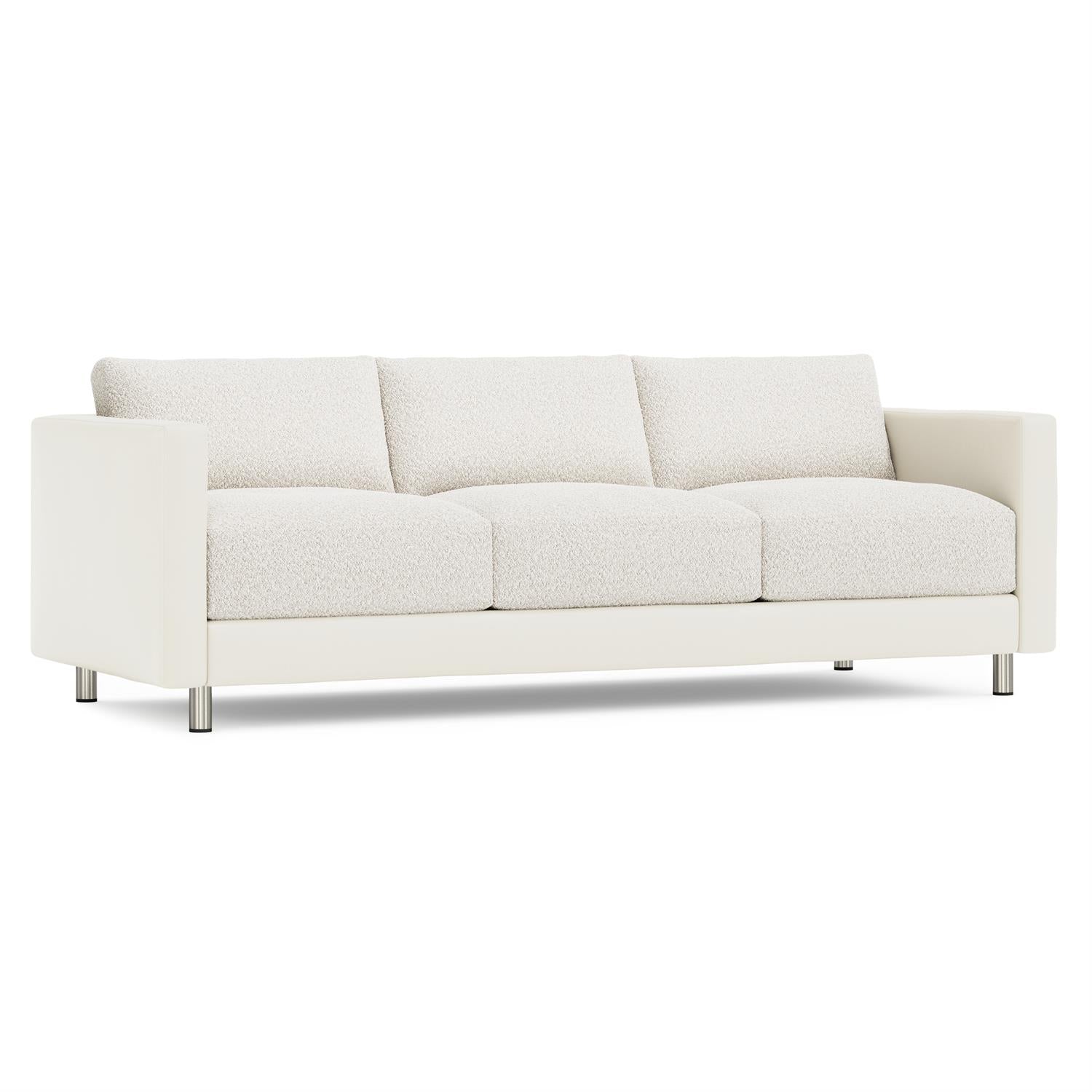 Bernhardt Dakota Leather-Fabric Sofa Without Pillows — N707LFY