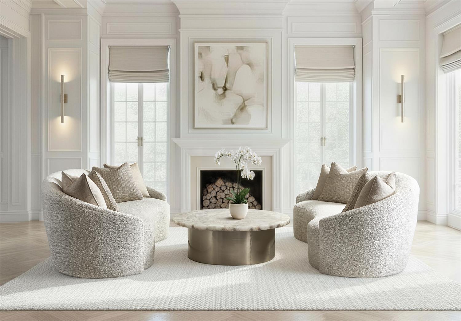 Bernhardt Lumen Fabric Sofa — N8807