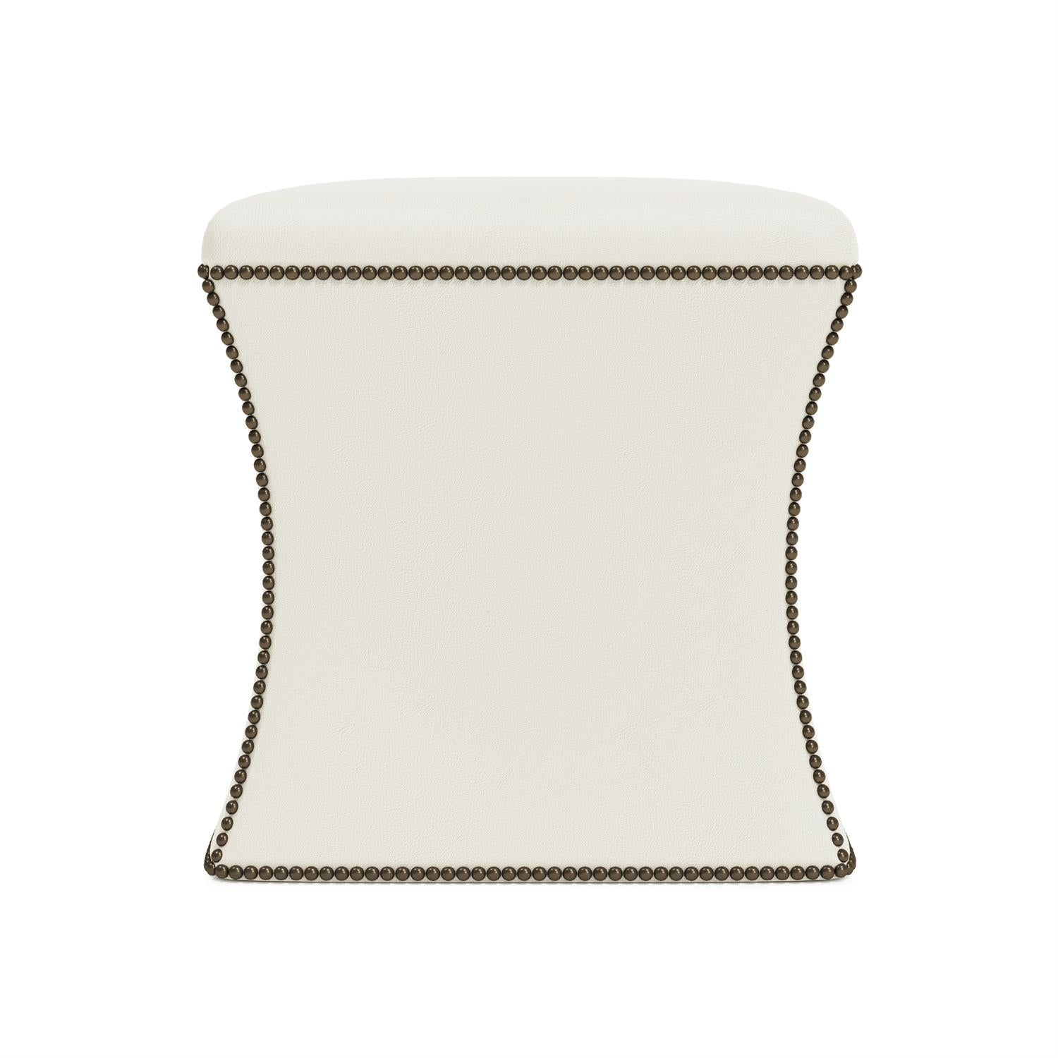 Bernhardt Roscoe Leather Ottoman — N9000L